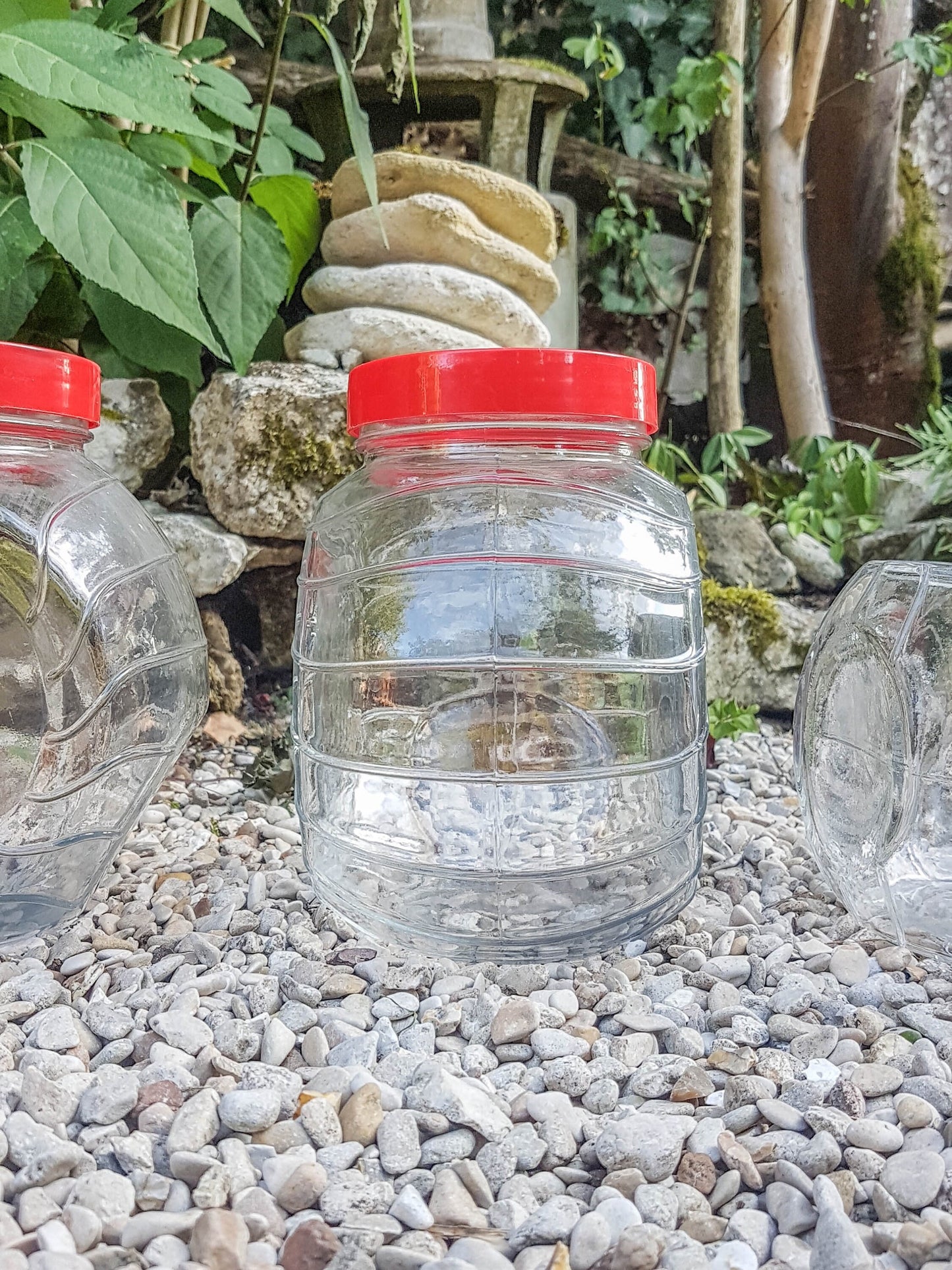 Vintage glass jar CONVETRO made in Italy
