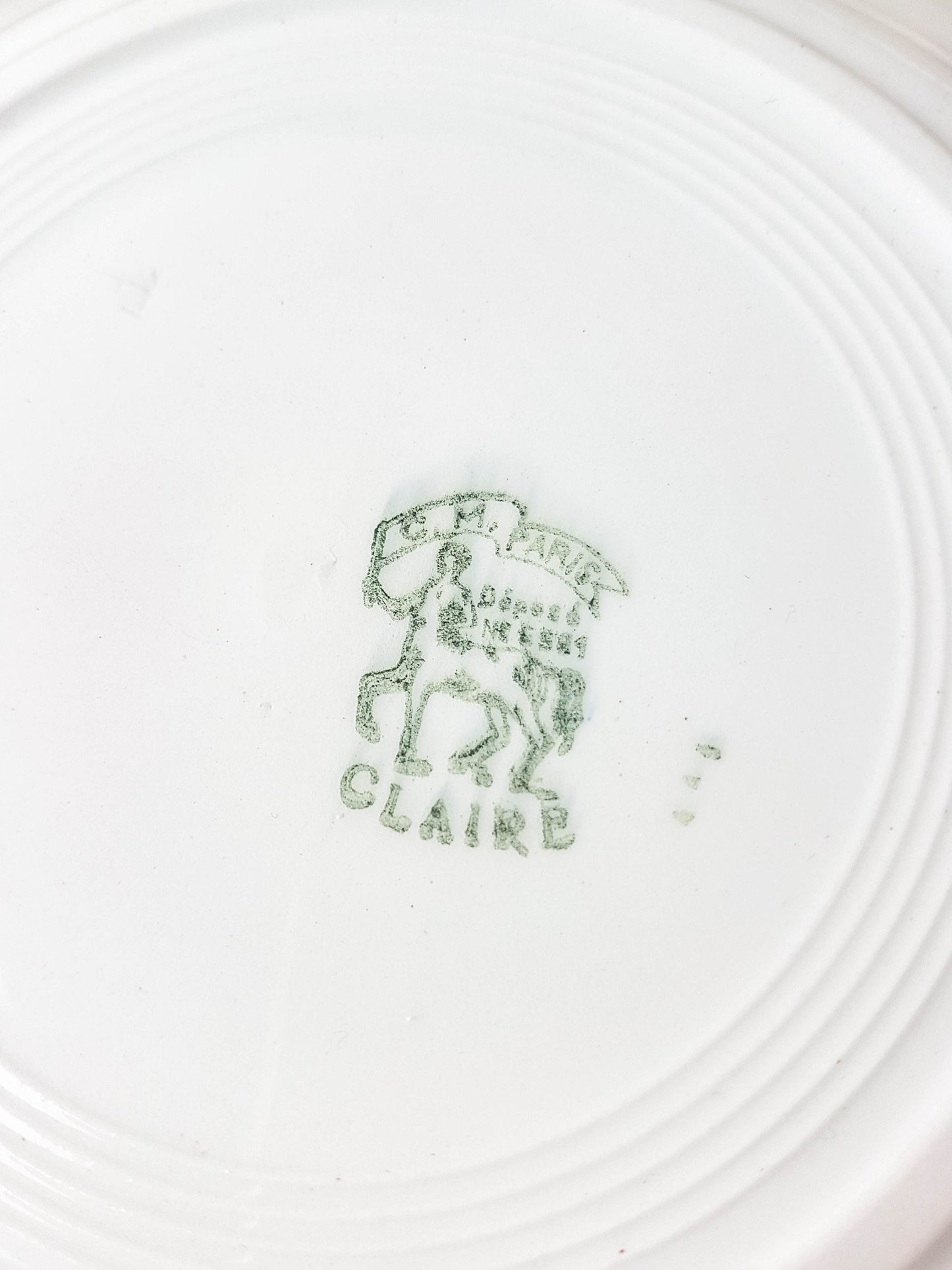5 Assiettes creuses Saint Amand modèle CLAIRE - violn.fr