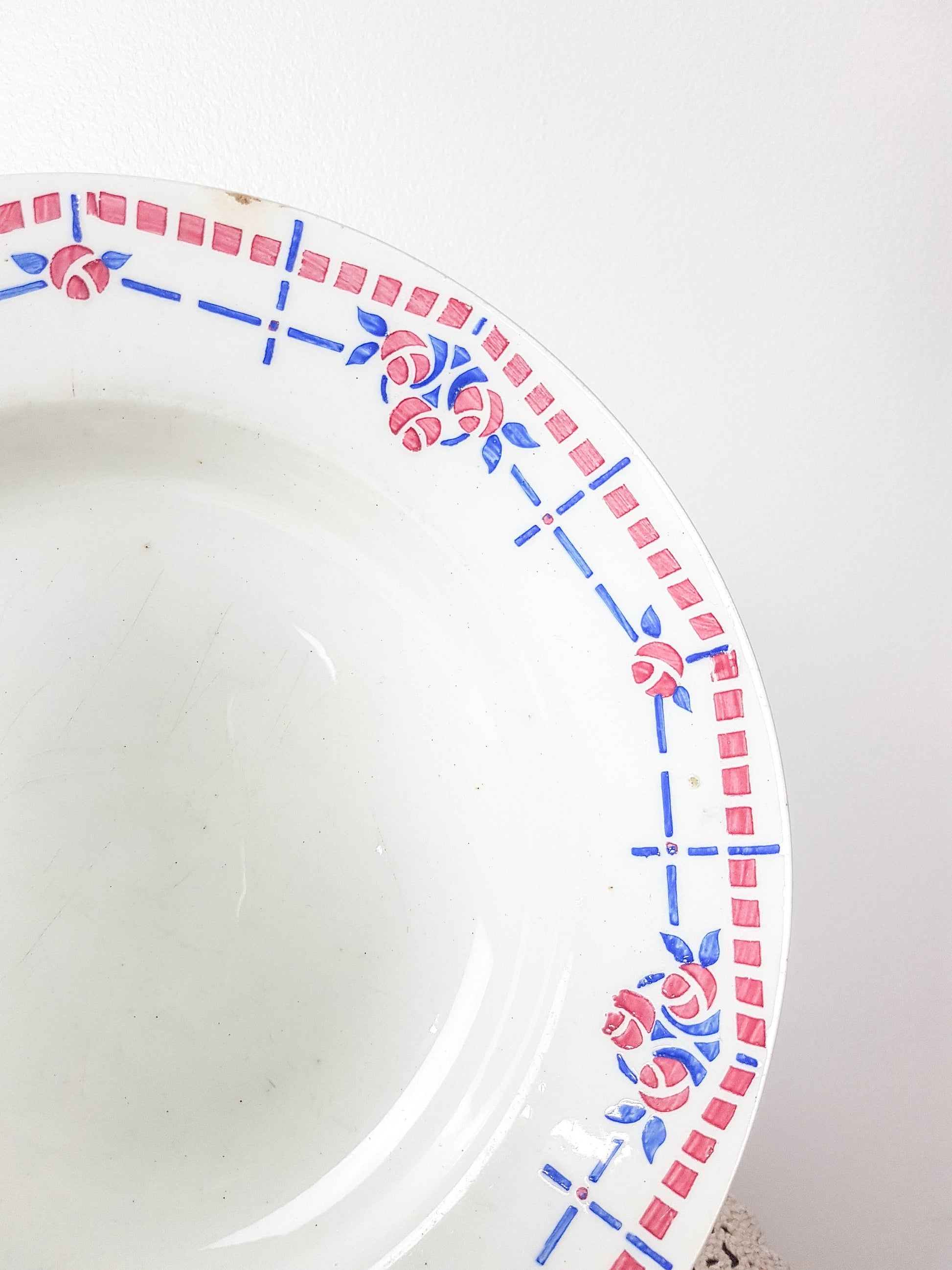 5 Assiettes creuses Saint Amand modèle CLAIRE - violn.fr