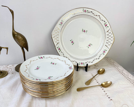 L'AMANDINOISE porcelain dessert service