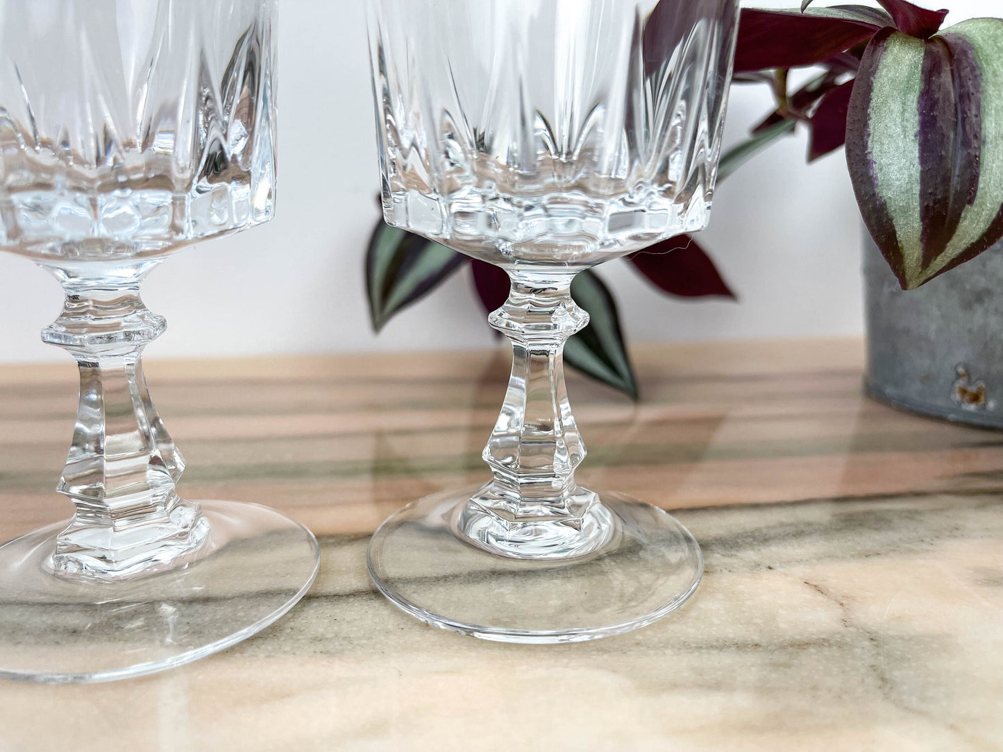 6 Verres à vin blanc Cristal D'Arques modèle Louvre - violn.fr
