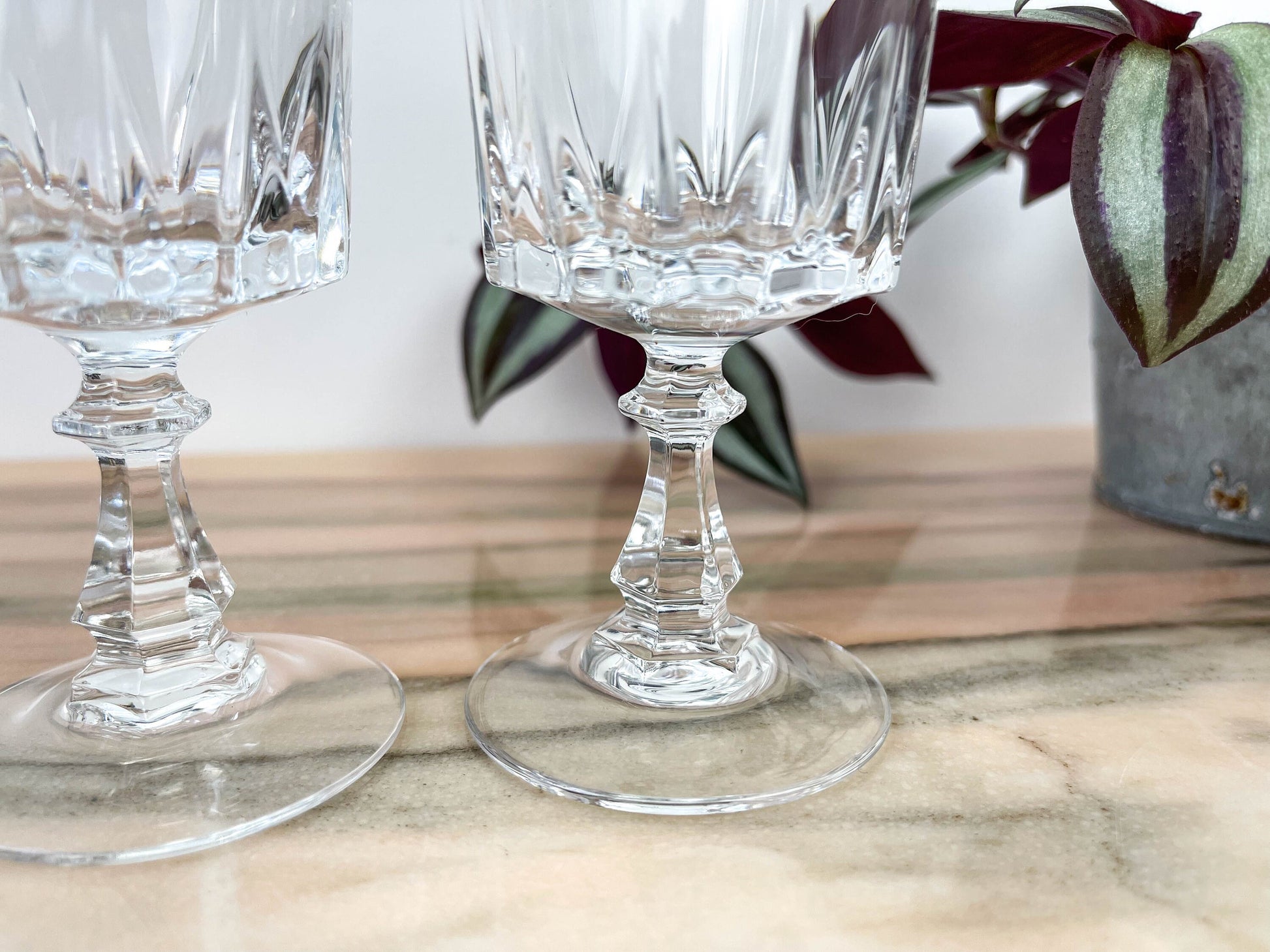 6 Verres à vin blanc Cristal D'Arques modèle Louvre - violn.fr