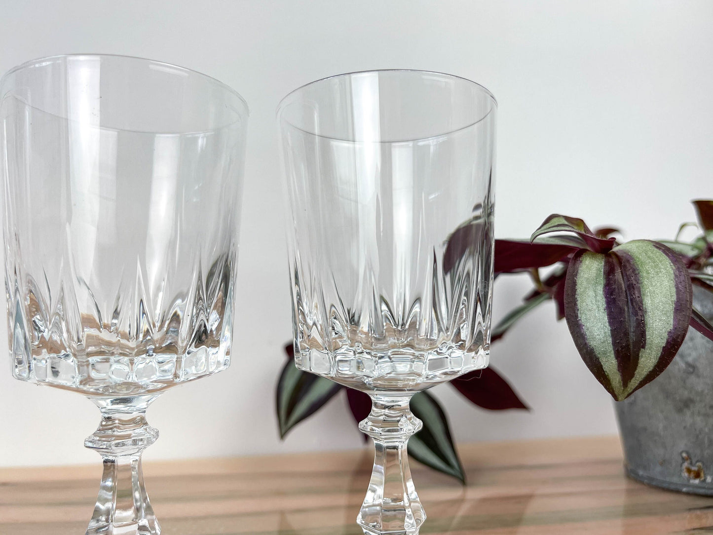 6 Verres à vin blanc Cristal D'Arques modèle Louvre - violn.fr