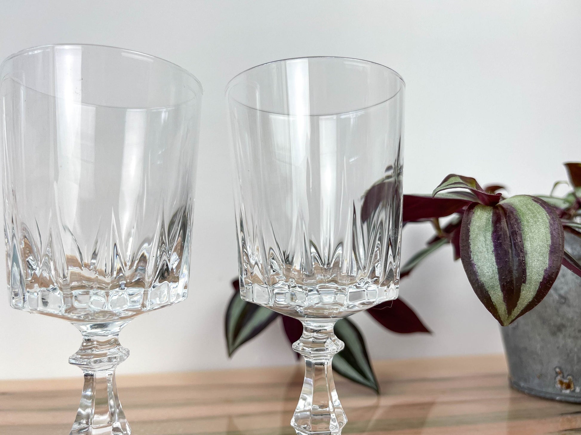 6 Verres à vin blanc Cristal D'Arques modèle Louvre - violn.fr