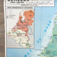 Carte Scolaire vintage BENELUX / Les îles BRITANNIQUES MDI Année 1968 - violn.fr