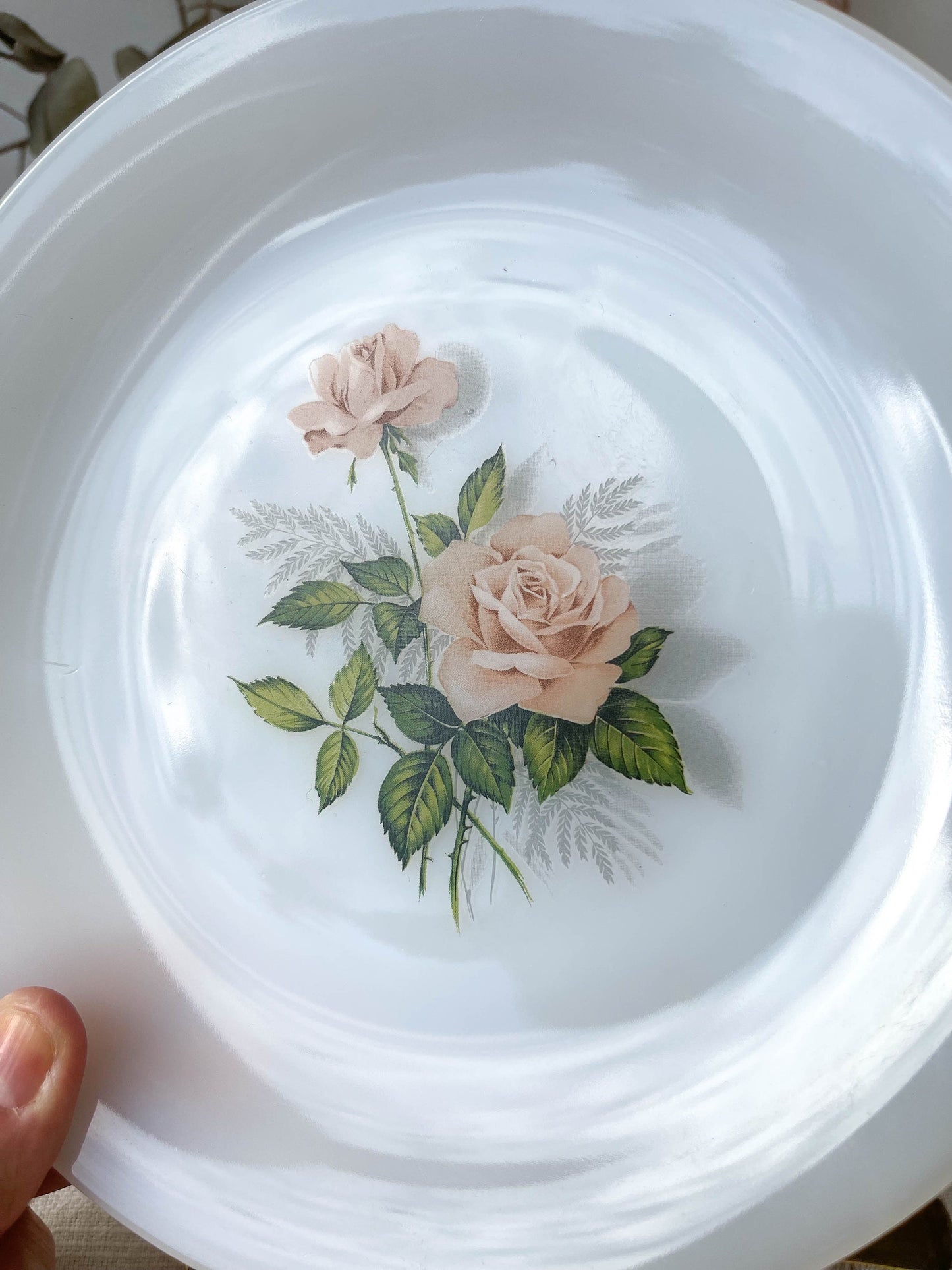 3 Petites assiettes ARCOPAL fleuris - violn.fr