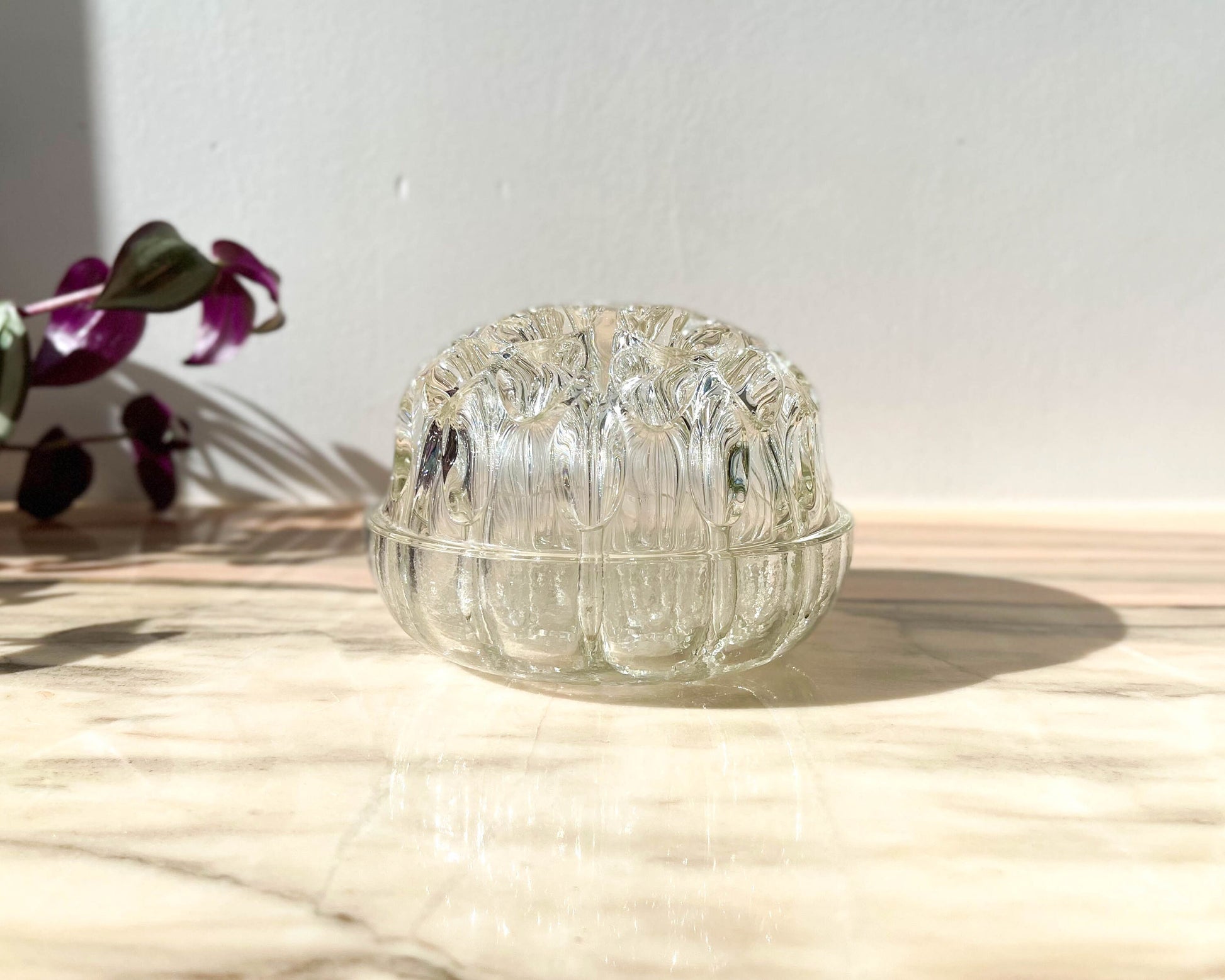 Pique fleur vintage en verre N5 Made in France - violn.fr