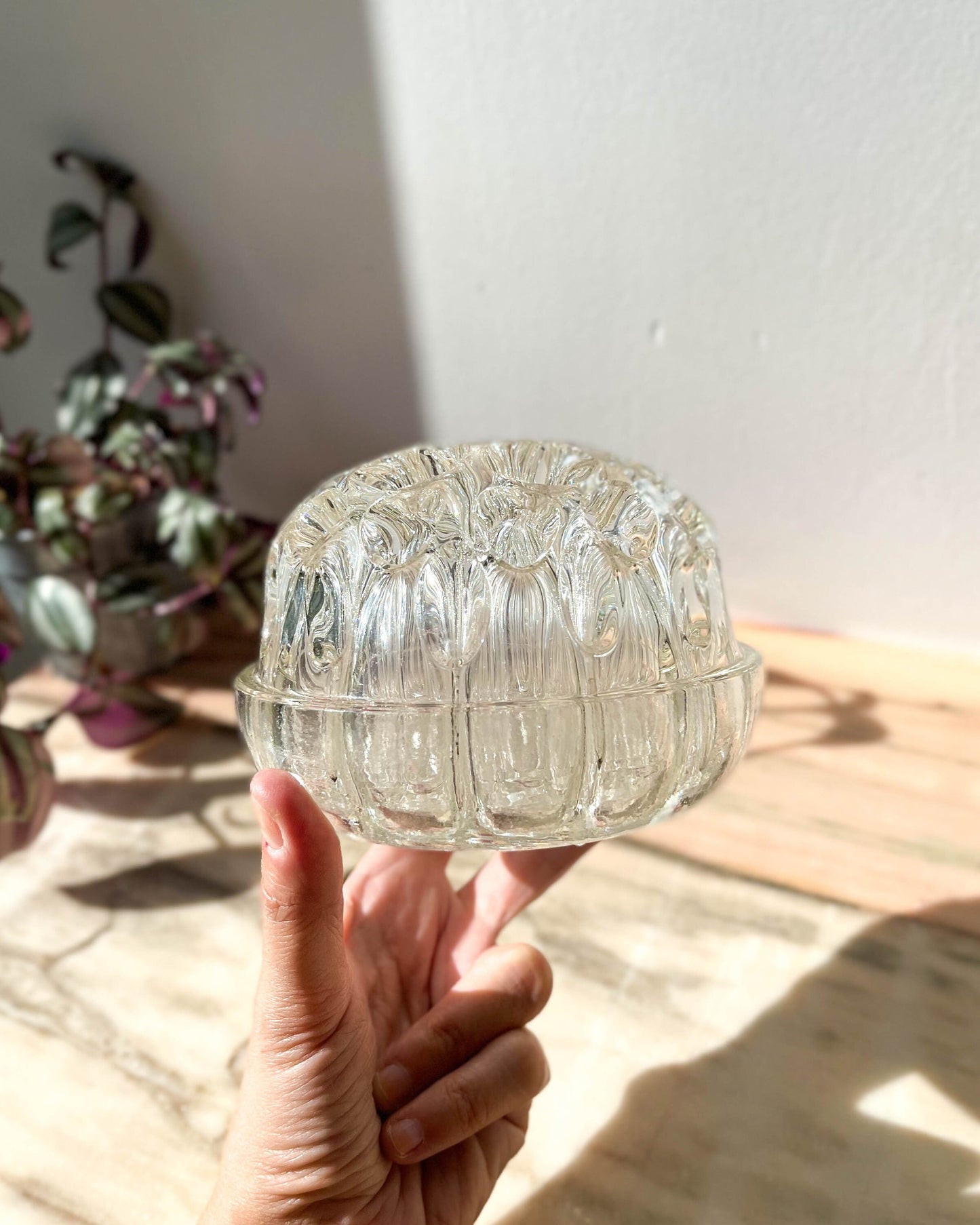 Pique fleur vintage en verre N5 Made in France - violn.fr