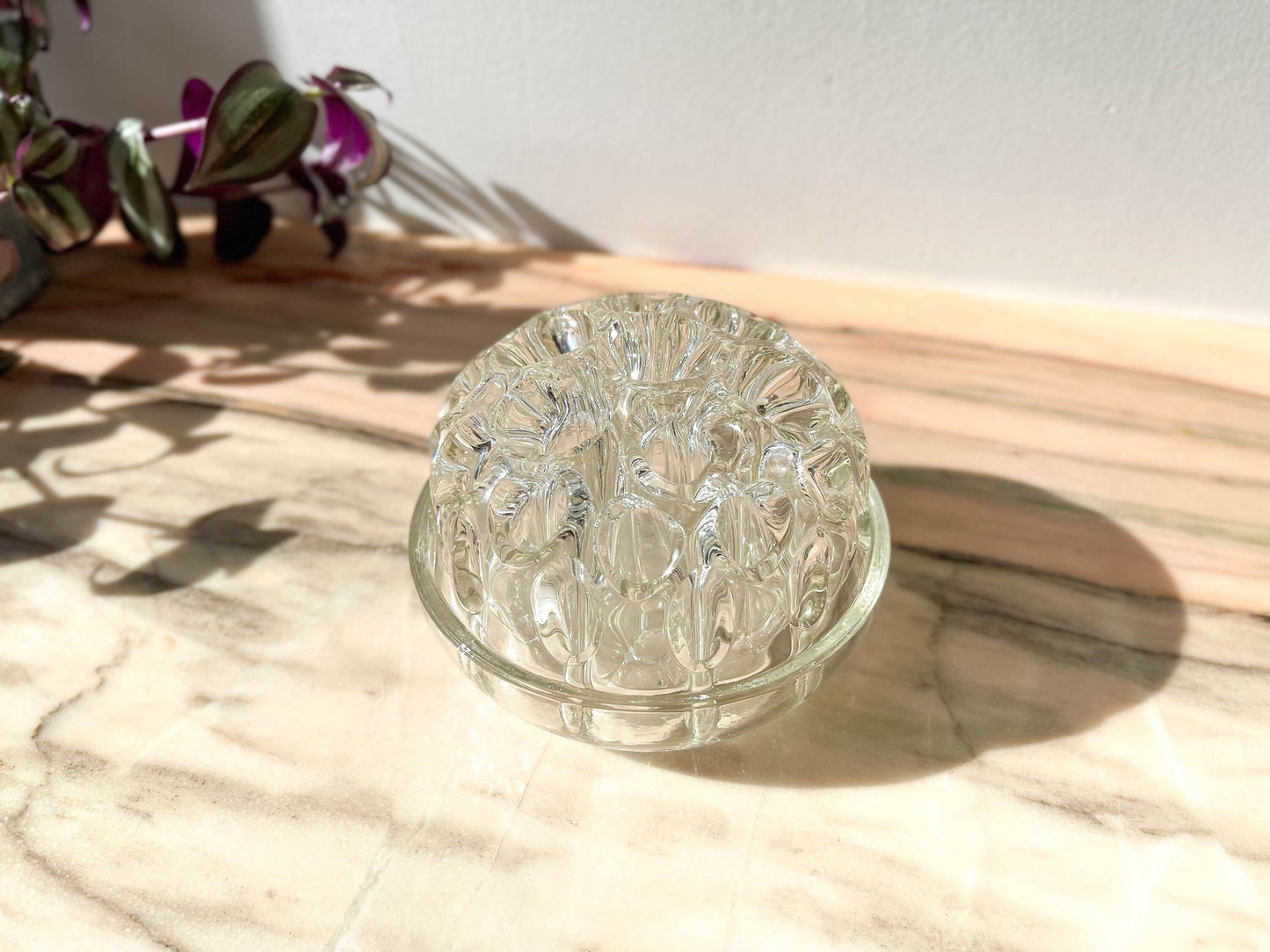 Pique fleur vintage en verre N5 Made in France - violn.fr