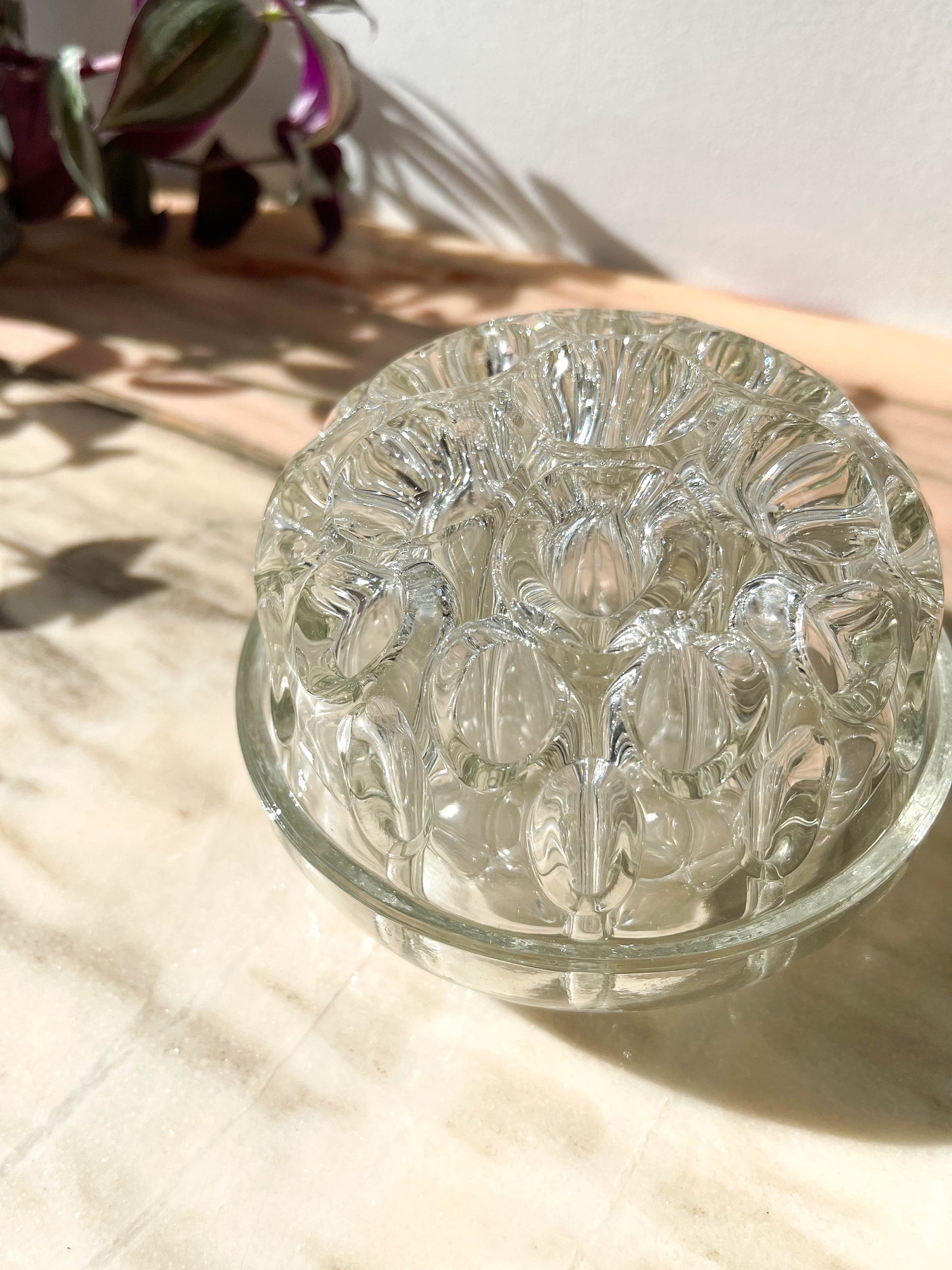 Pique fleur vintage en verre N5 Made in France - violn.fr