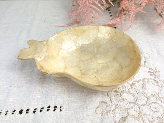 Pear-shaped mother-of-pearl bowl, 1960