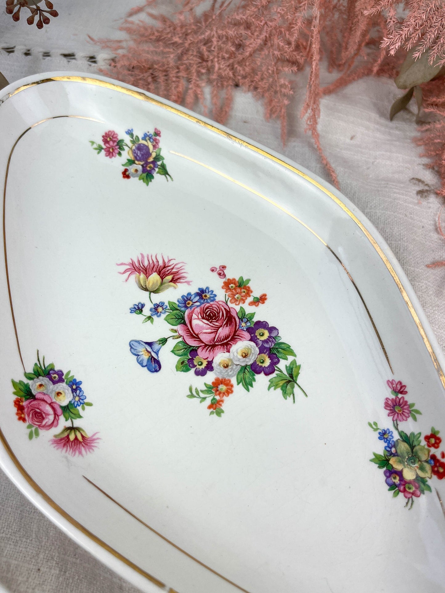 2 Raviers en porcelaine SALINS modèle ANNY