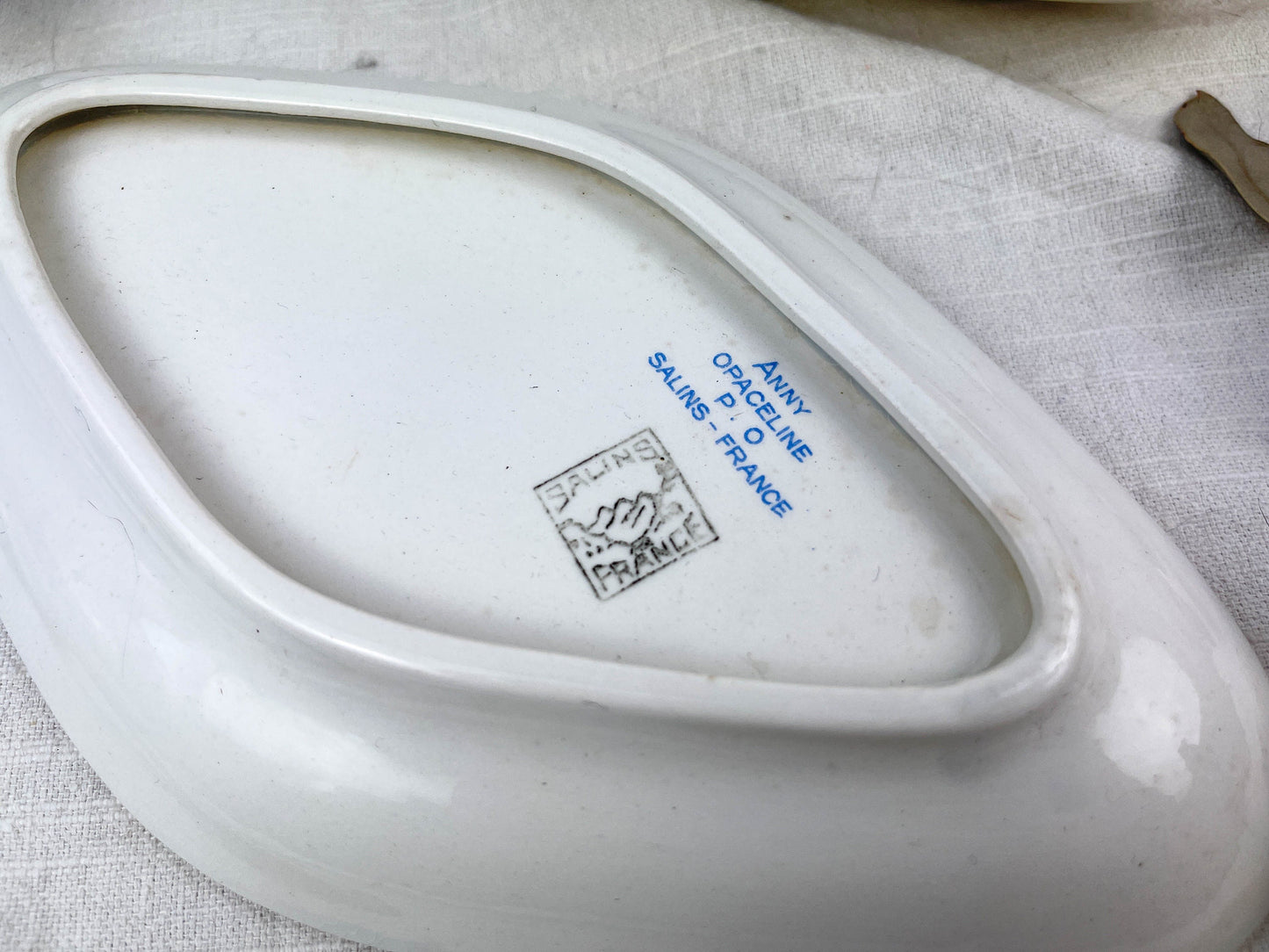 2 Raviers en porcelaine SALINS modèle ANNY