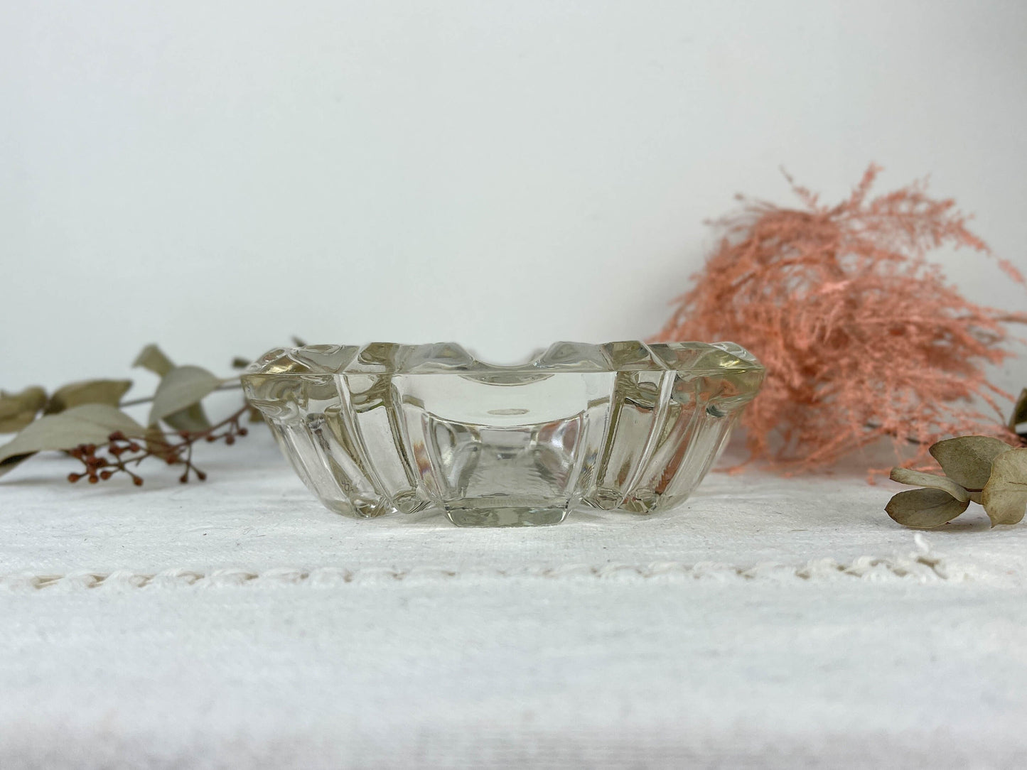 Cendrier en cristal vintage Made in France - violn.fr