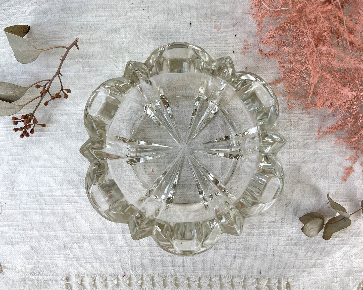 Cendrier en cristal vintage Made in France - violn.fr