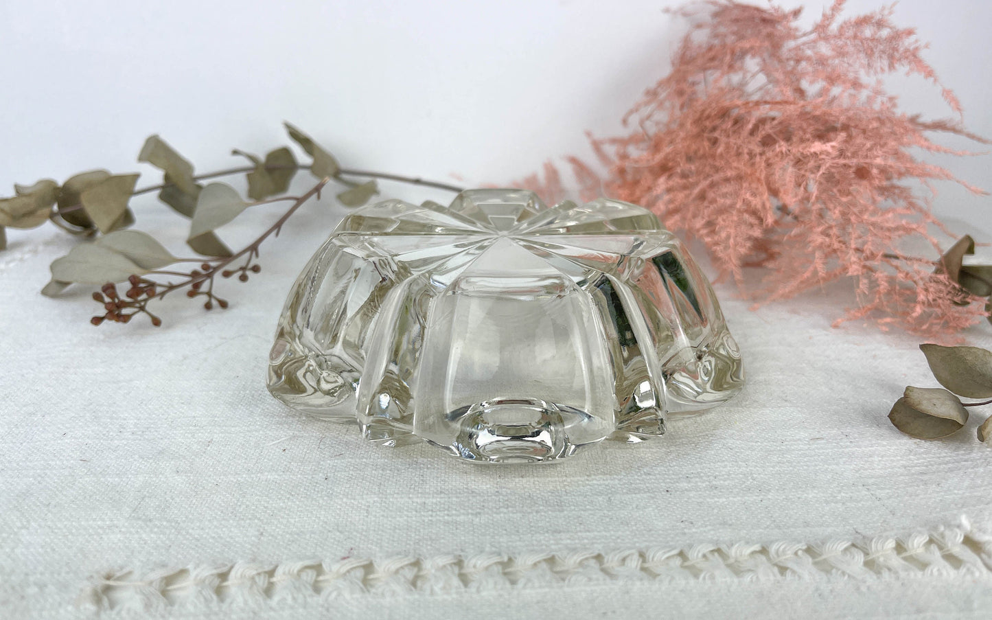Cendrier en cristal vintage Made in France - violn.fr