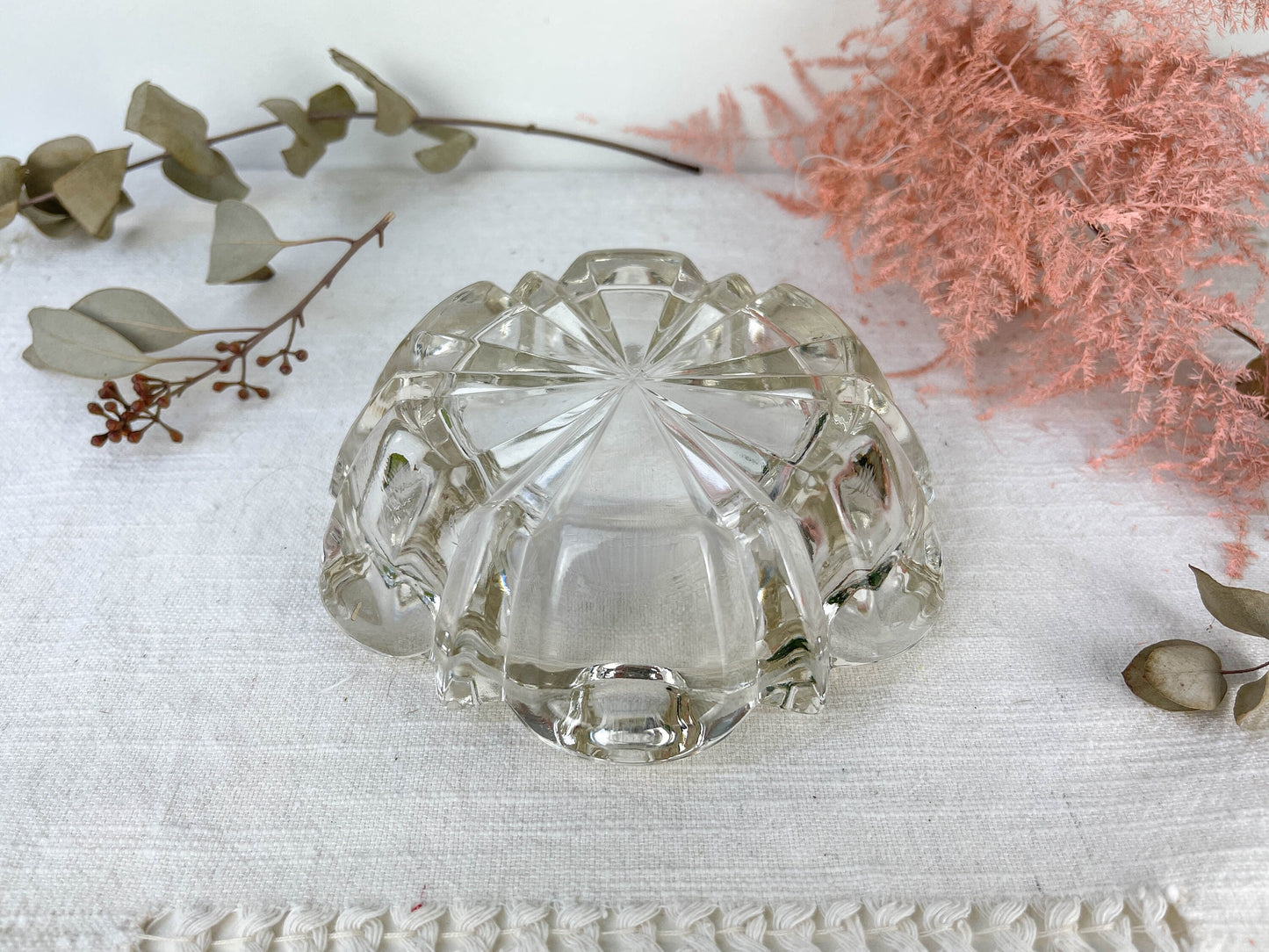 Cendrier en cristal vintage Made in France - violn.fr