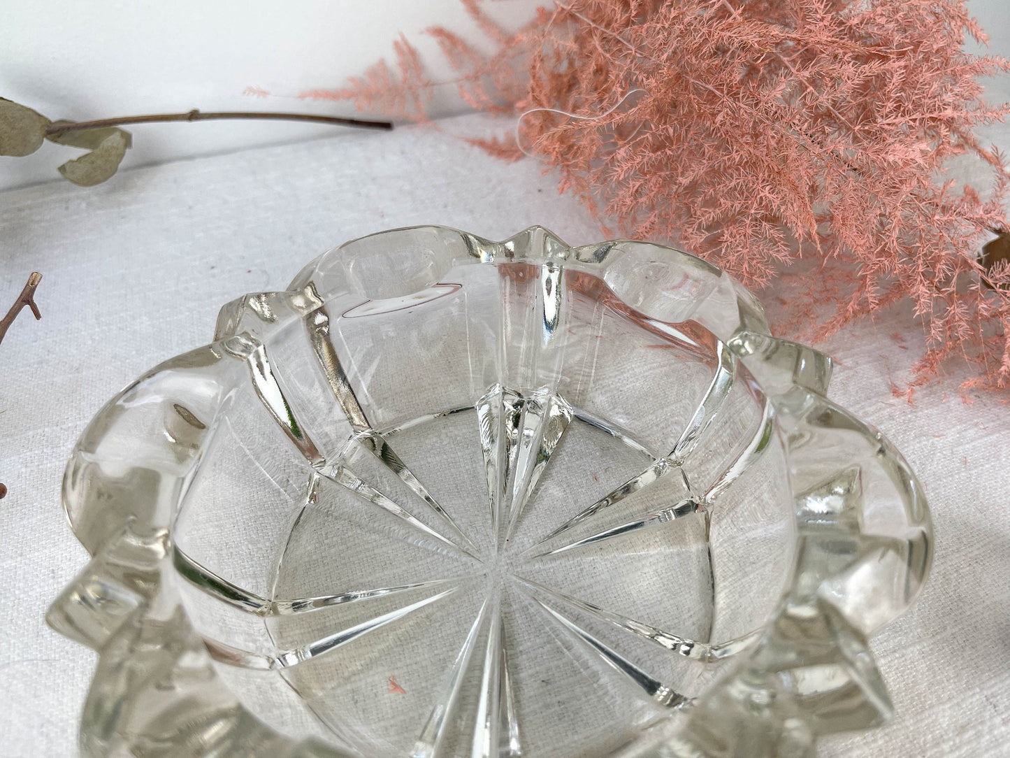 Cendrier en cristal vintage Made in France - violn.fr