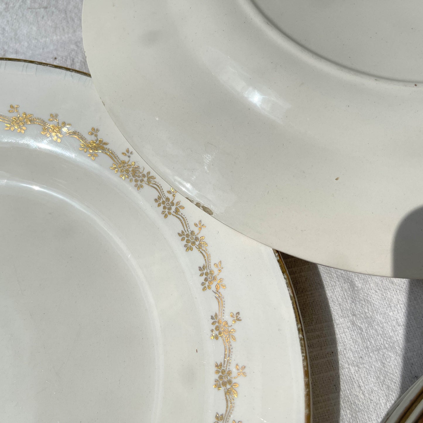 6 Assiettes plates en porcelaine opaque DIGOIN modèle SUZY - violn.fr