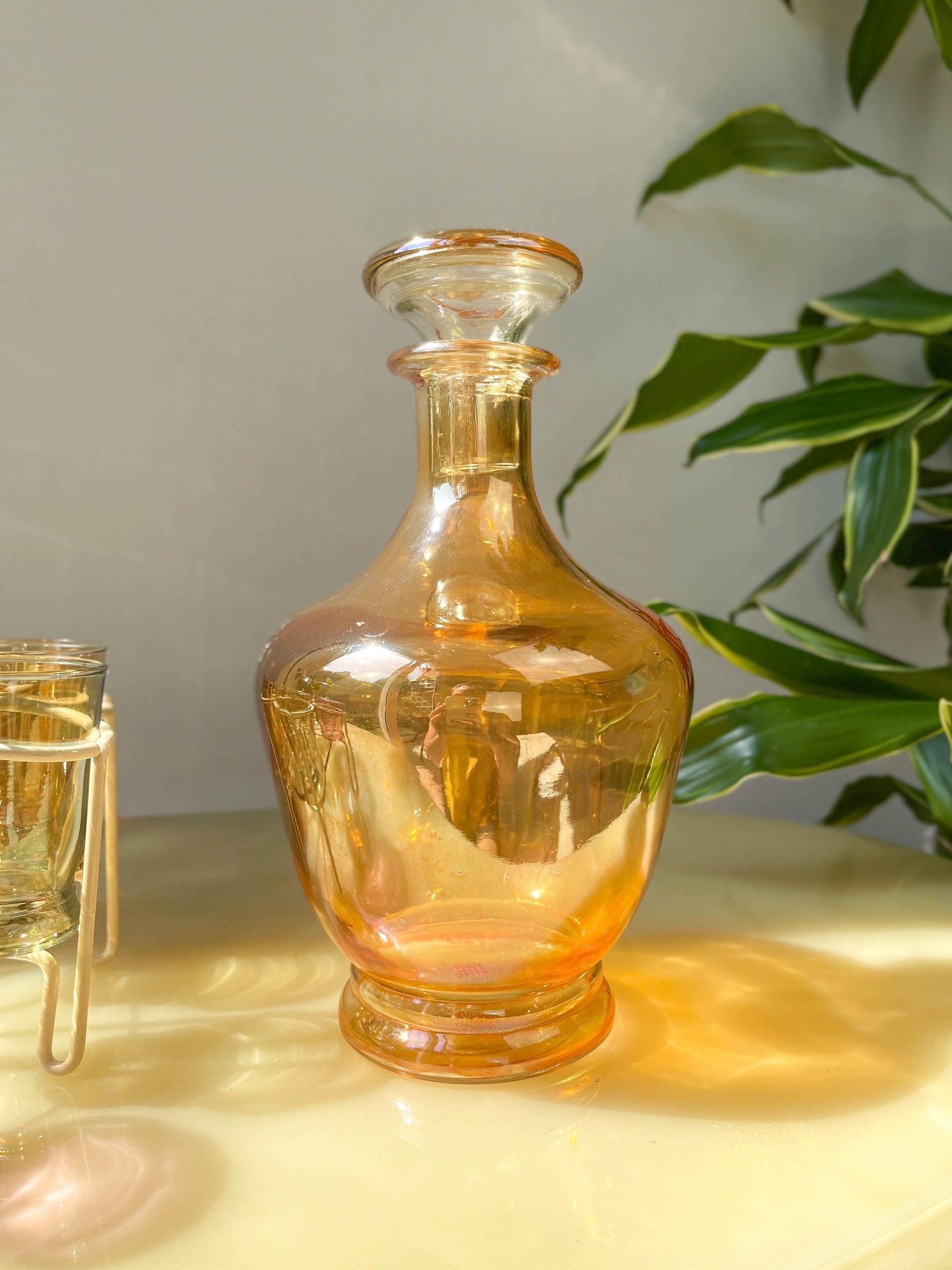Service à apéritif, vin cuit, porto ou liqueur Verrerie de Monaco - violn.fr