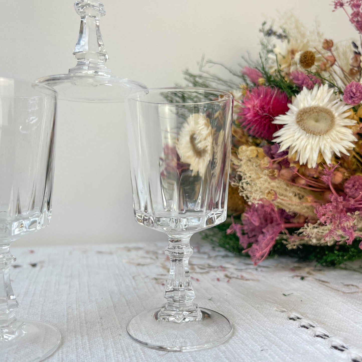 6 Verres à liqueurs Cristal D'Arques modèle Louvre - violn.fr