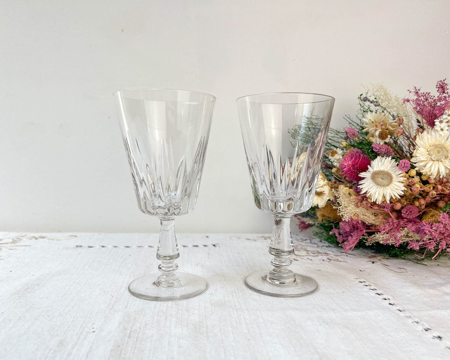 2 Verres à eau vintage - violn.fr