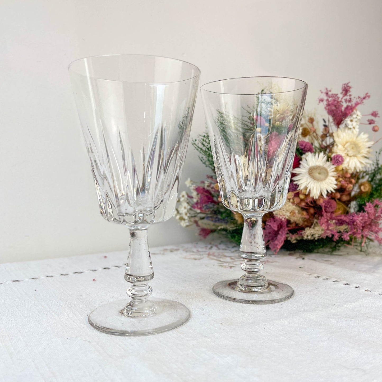 2 Verres à eau vintage - violn.fr