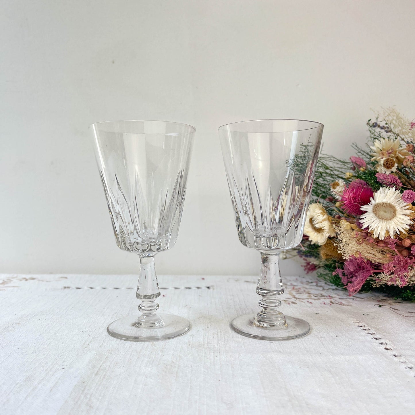 2 Verres à eau vintage - violn.fr