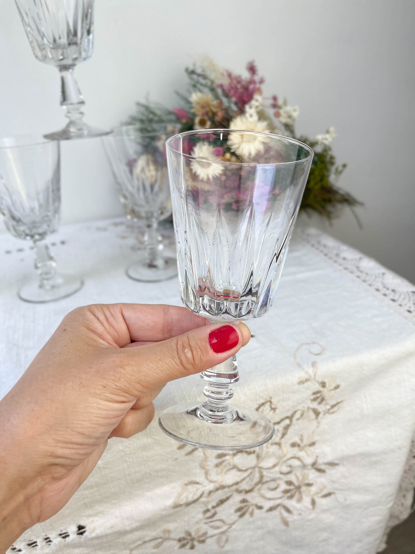 9 Verres à vin rouge vintage - violn.fr