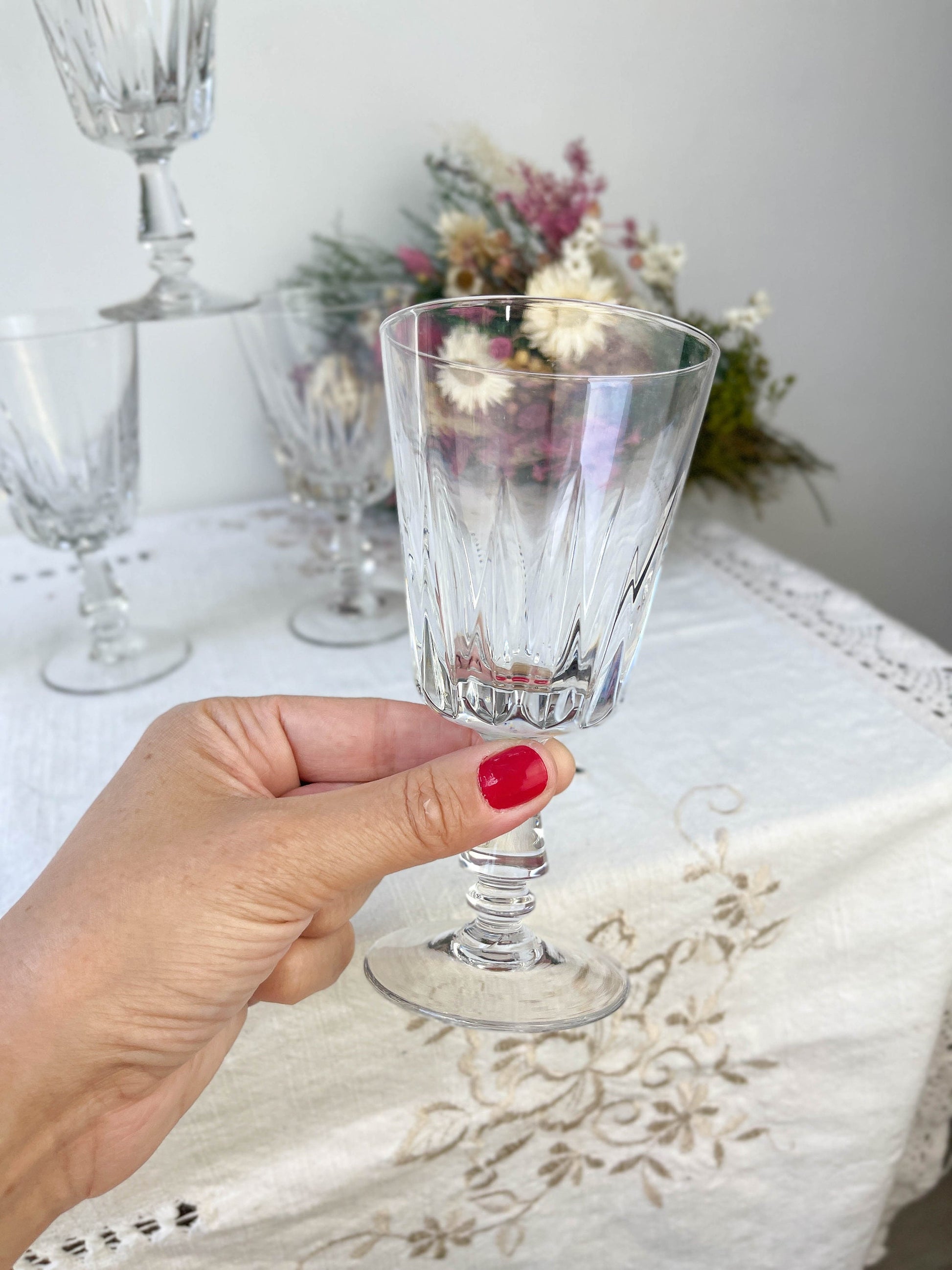 9 Verres à vin rouge vintage - violn.fr