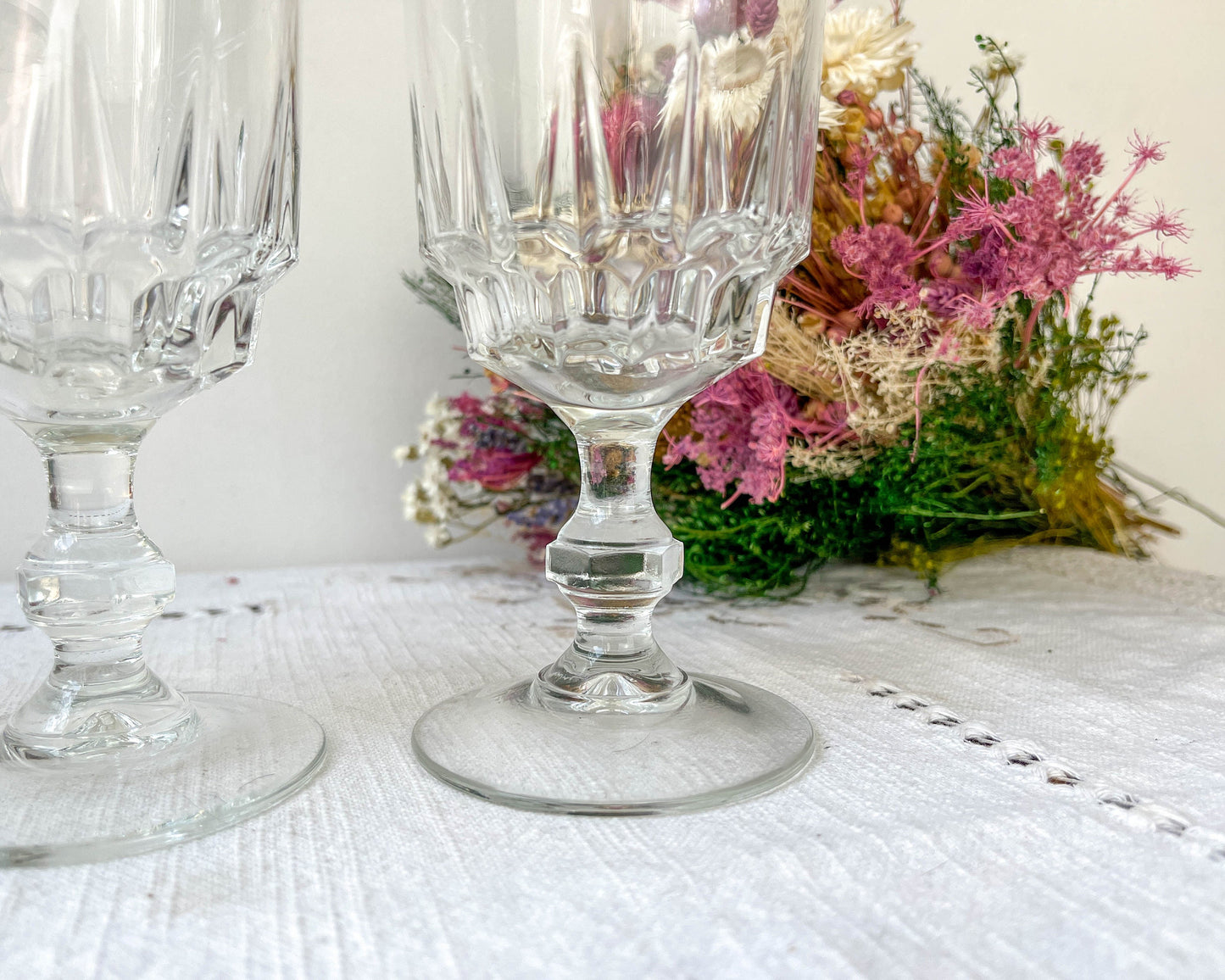 6 verres à eau LUMINARC modèle LANCE, 1970 - violn.fr