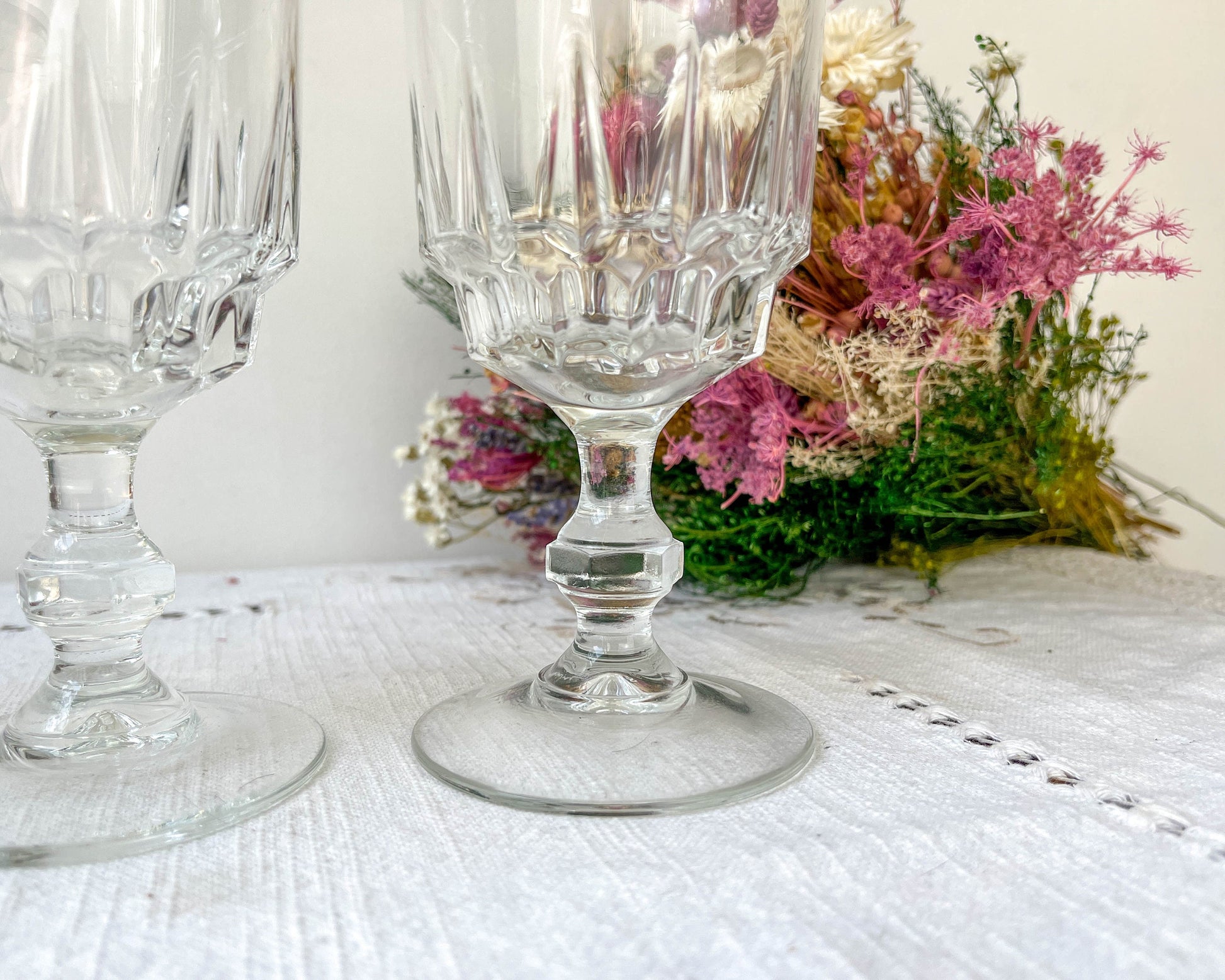 6 verres à eau LUMINARC modèle LANCE, 1970 - violn.fr
