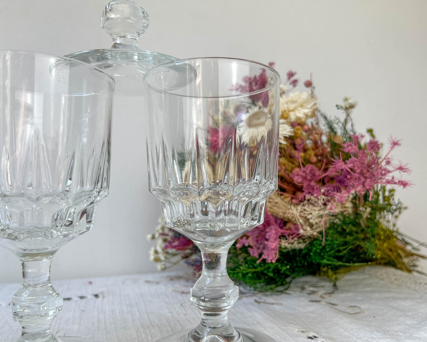 6 verres à eau LUMINARC modèle LANCE, 1970 - violn.fr