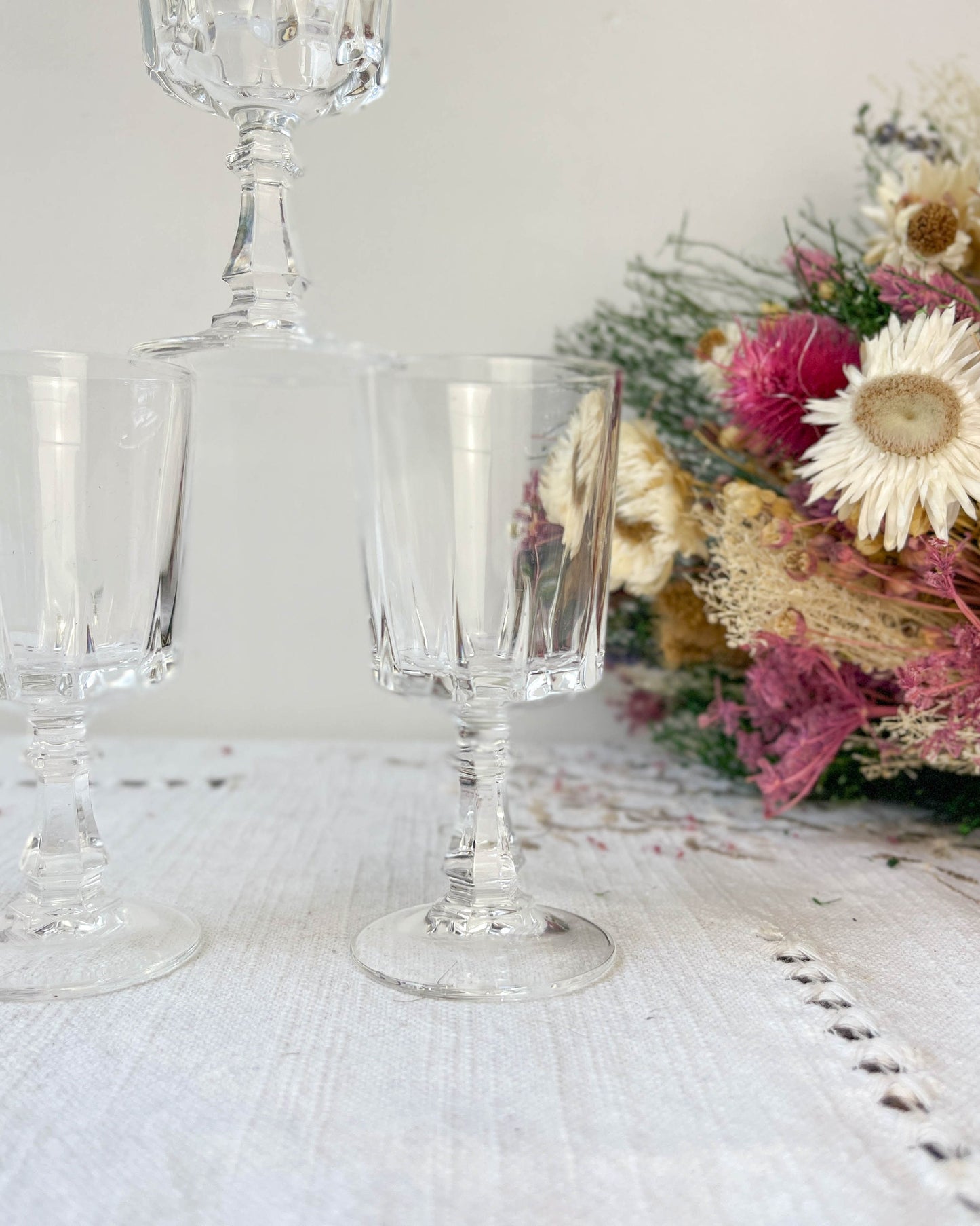 6 Verres à liqueurs Cristal D'Arques modèle Louvre - violn.fr
