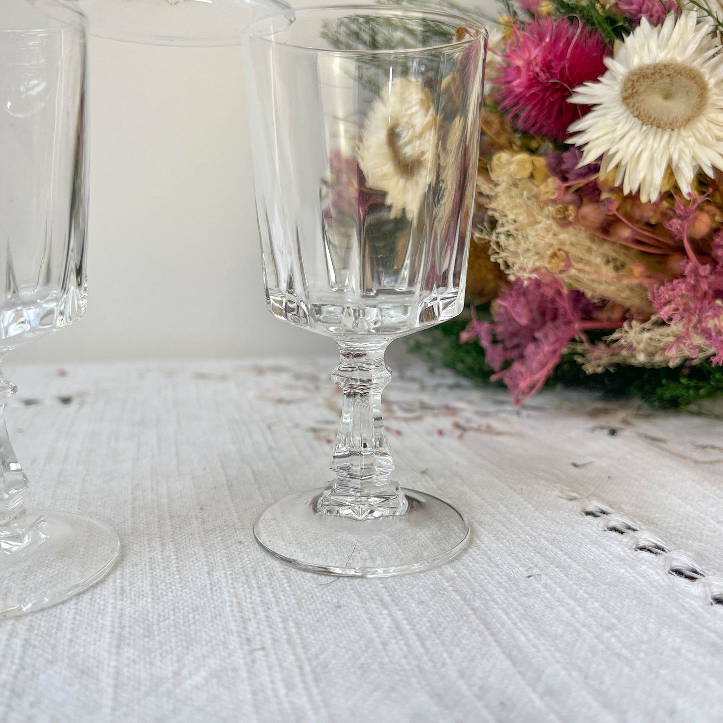 6 Verres à liqueurs Cristal D'Arques modèle Louvre - violn.fr