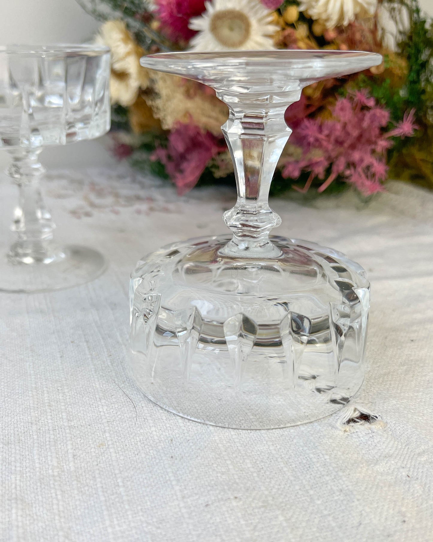 5 Coupes à liqueurs Cristal D'Arques modèle Louvre - violn.fr