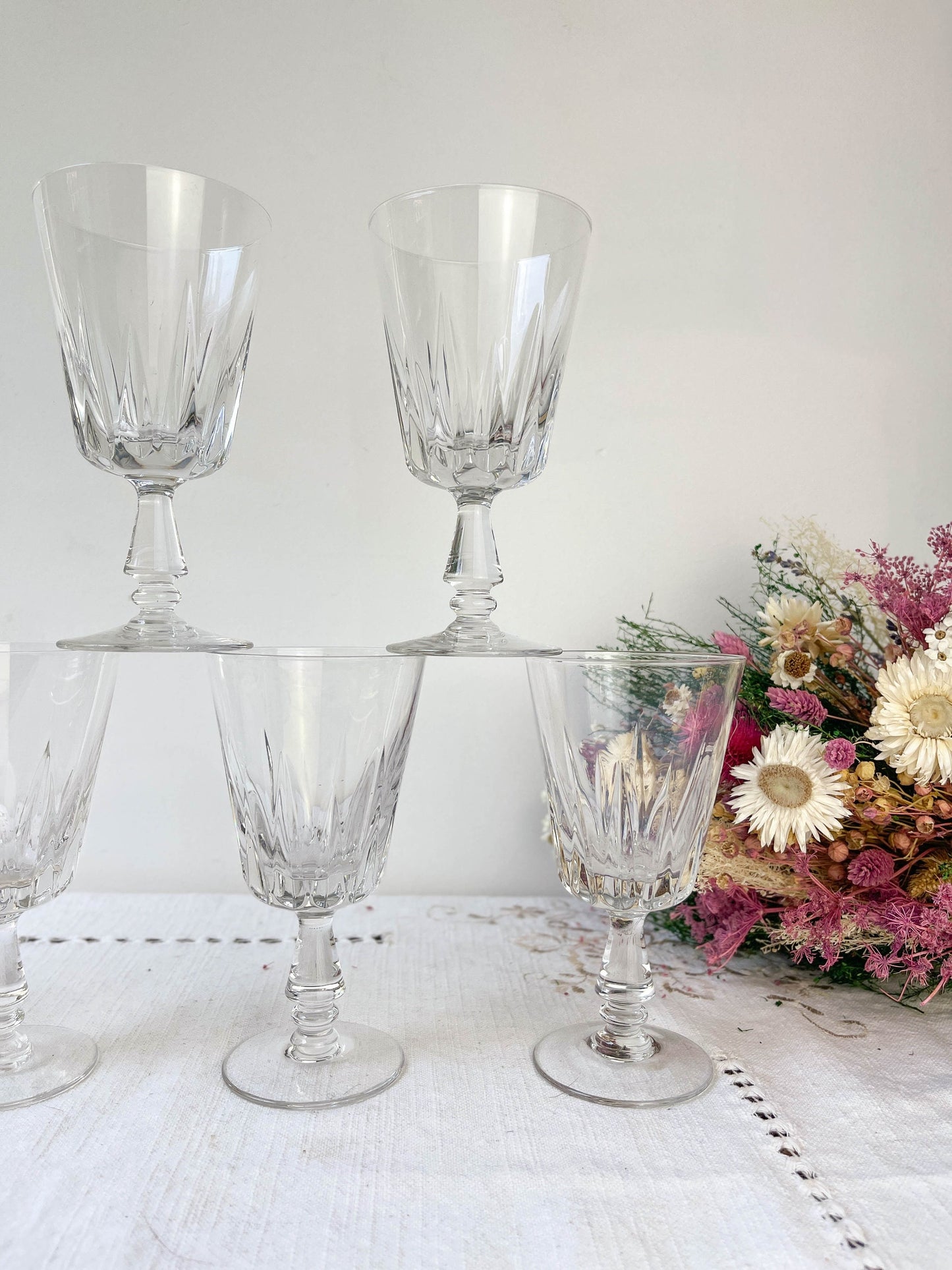 9 Verres à vin rouge vintage - violn.fr