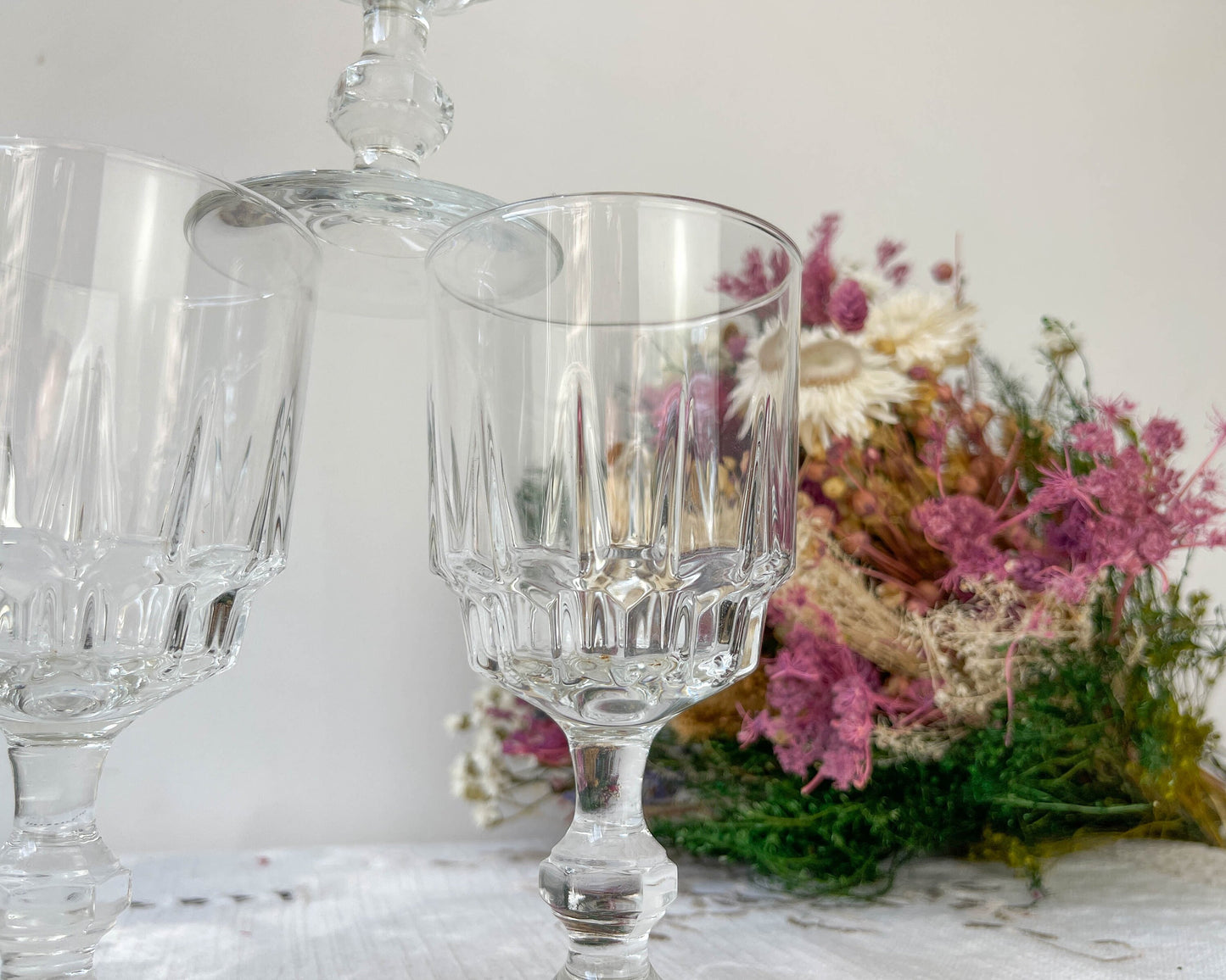 6 Verres à vin rouge LUMINARC modèle LANCE, 1970 - violn.fr