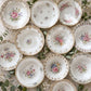 Assiette CREUSE PORCELAINE Fleurie vintage à l'unité