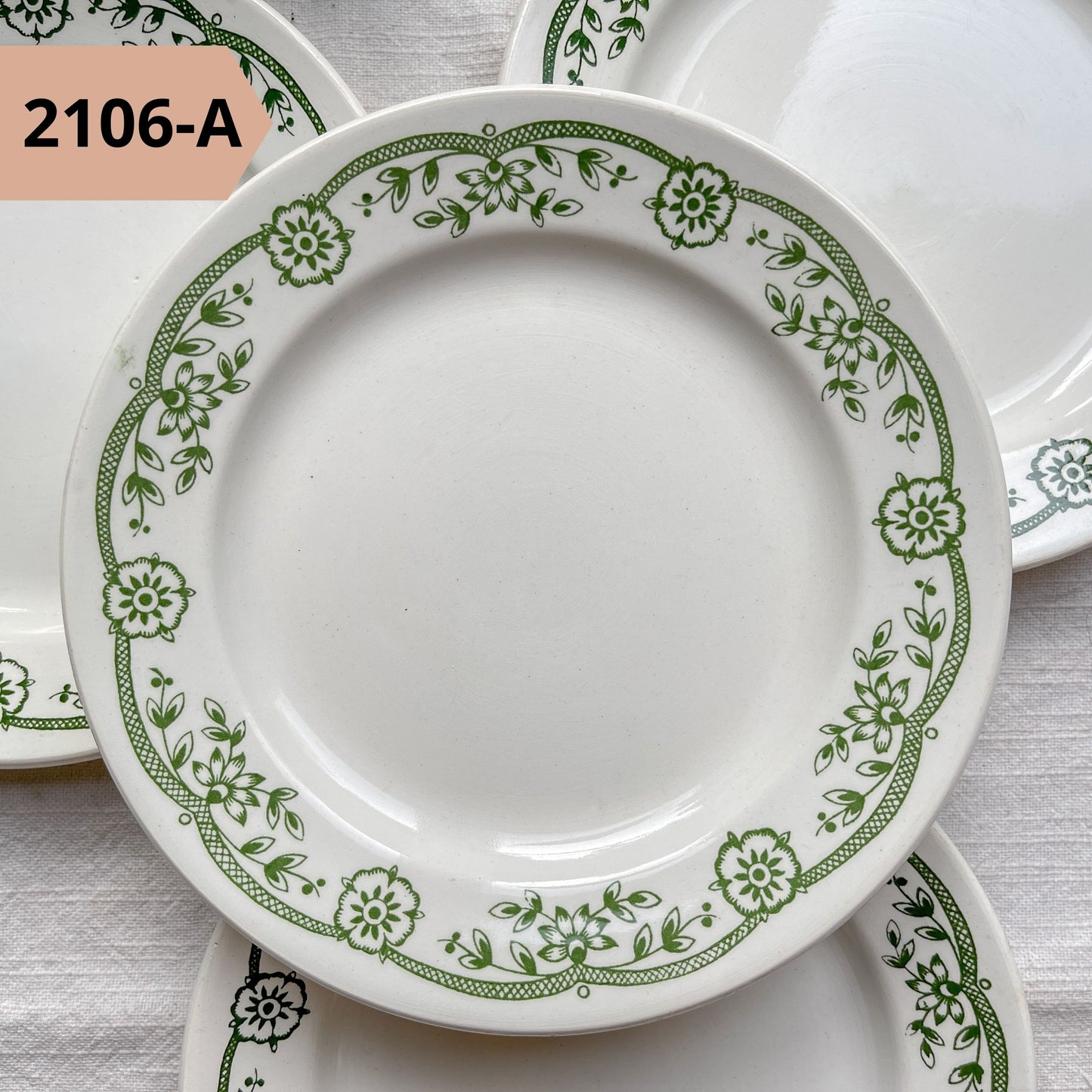 PETITE Assiette Terre de fer, Gien vintage à l'unité