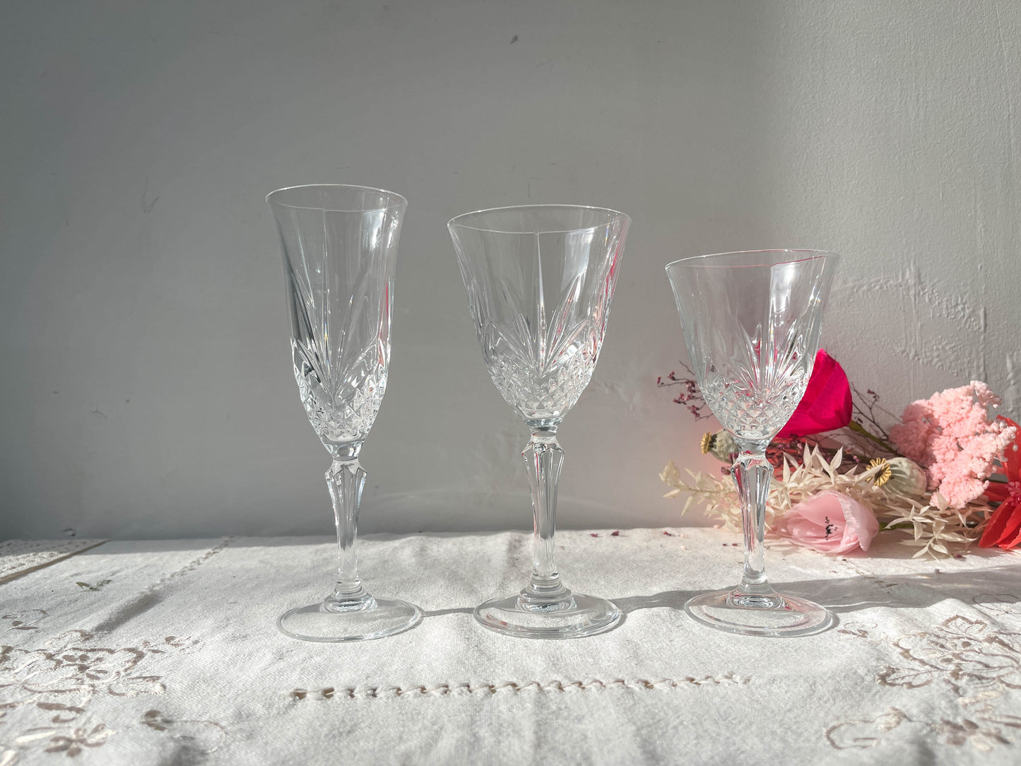 Verres à vin rouge Cristal D'Arques modèle MASQUERADE