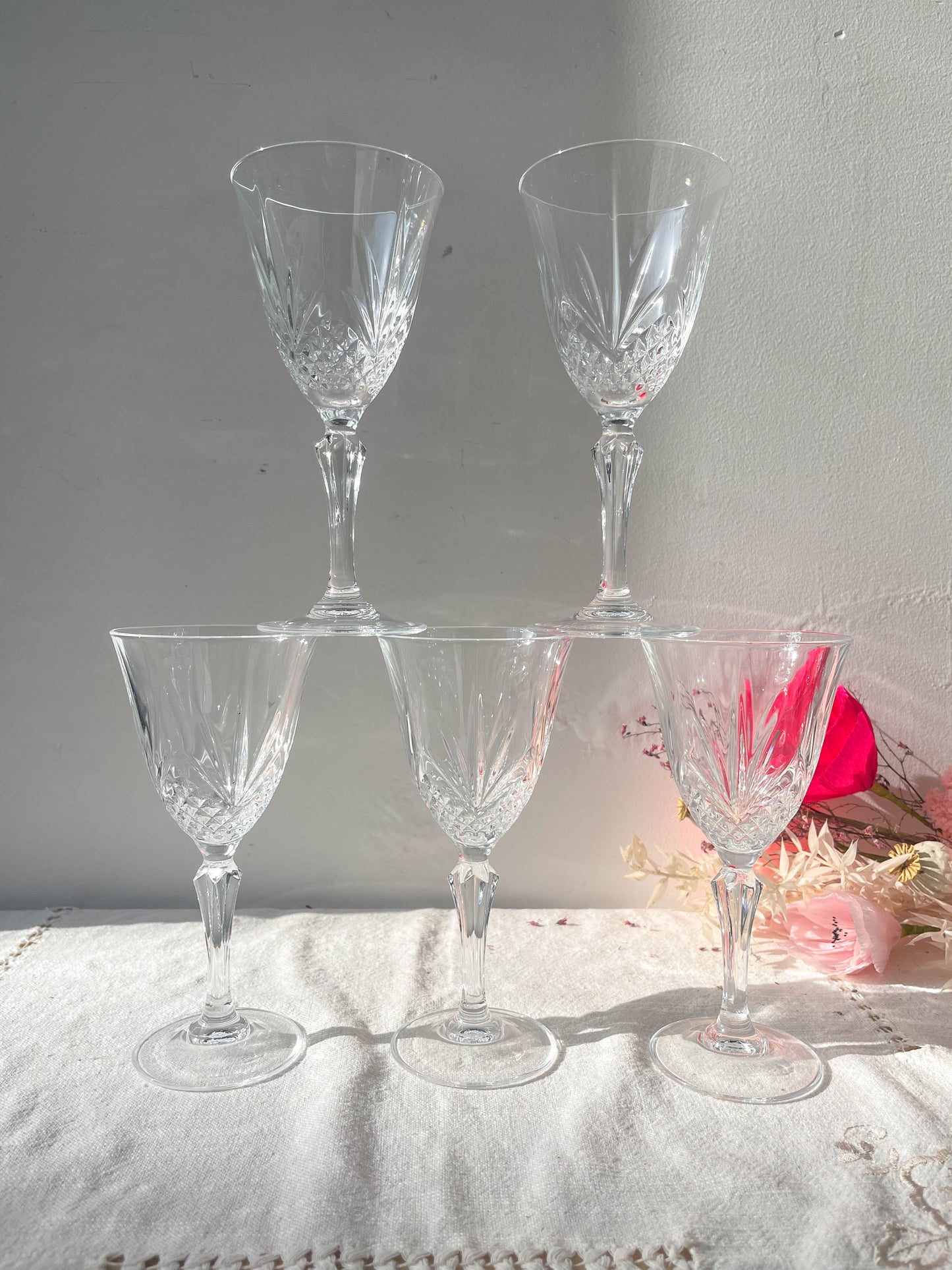 Verres à vin rouge Cristal D'Arques modèle MASQUERADE