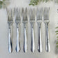 6 Fourchettes vintage en inox vlm italia