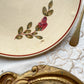 6 Petites assiettes vintage dépareillées motif fleuri - BADONVILLIER - STEULER - 1923