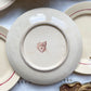 6 Petites assiettes vintage dépareillées motif fleuri - BADONVILLIER - STEULER - 1923
