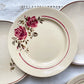 6 Petites assiettes vintage dépareillées motif fleuri - BADONVILLIER - STEULER - 1923