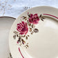 6 Petites assiettes vintage dépareillées motif fleuri - BADONVILLIER - STEULER - 1923