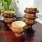 6 Bols à Soupe à l'Oignon Tête de Lion en Céramique Vintage Emile Henry - Marron, Made in France - vue générale 2
6 Vintage Emile Henry Ceramic Lion Head Onion Soup Bowls - Brown, Made in France - Elegance and Tradition for your Recipes - top view