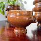 6 Bols à Soupe à l'Oignon Tête de Lion en Céramique Vintage Emile Henry - Marron, Made in France - matière
6 Vintage Emile Henry Ceramic Lion Head Onion Soup Bowls - Brown, Made in France - Elegance and Tradition for your Recipes - fabric
