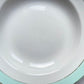 6 Assiettes creuses vintage faïence LUNEVILLE blanches vertes doré